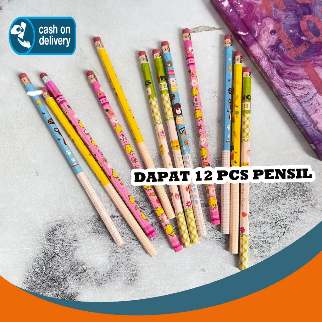 

PENSIL 2B DAN PENGHAPUS KARAKTER KARTUN 12 PCS PS-1253 PENCIL ERASER TEBAL ALAT TULIS KANTOR SEKOLAH KANTOR MURAH TERMURAH COD