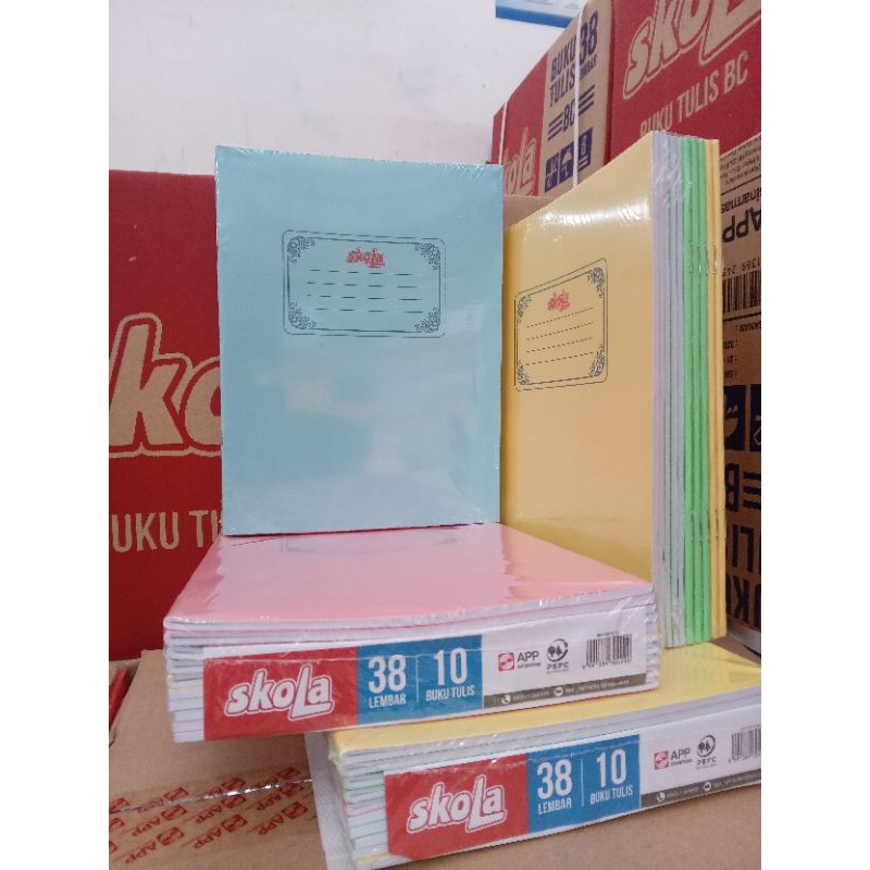 

BUKU TULIS SKOLA isi 38 lembar (1 Pack isi 10 buku)