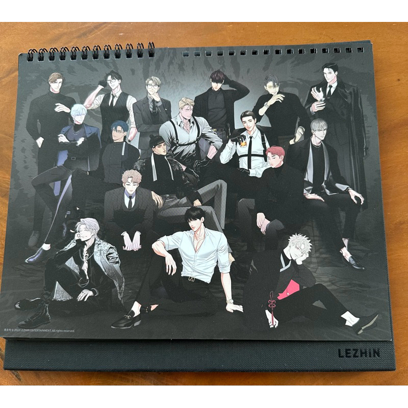 [SHARING] LEZHIN SG 2022 BLACK TIGER POSTCARD + SHARING KALENDER (Baca deskripsi)
