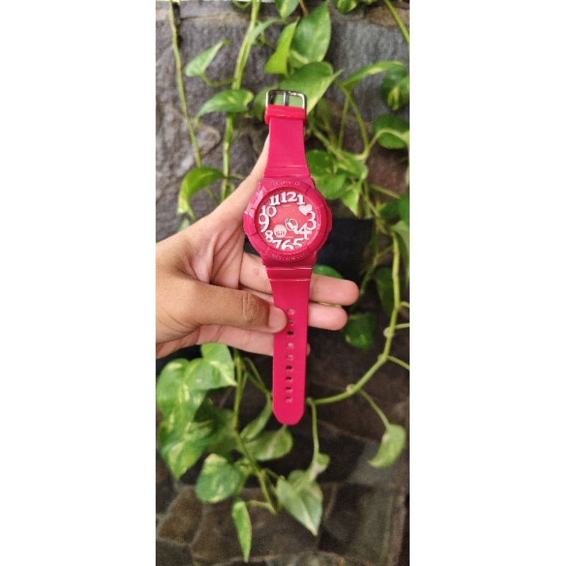 PRELOVED PL WATCH JAM CASIO BABY-G BABY G PINK FANTA FUSCHIA FUCHSIA ORIGINAL