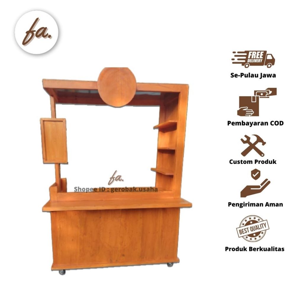 Booth Minuman Kekinian Model 4