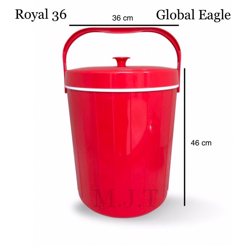 Termos Nasi Rice Bucket 38 Liter Global Eagle Termos Es Batu Tahan Lama