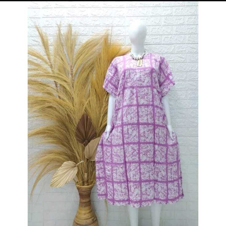 Daster Murah Kekinian Motif Kotak LD 160