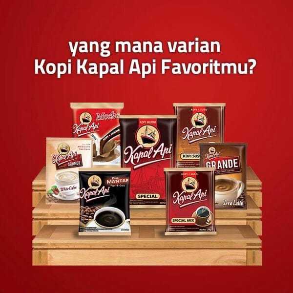 

KOPI KAPAL API RASA MANTAP SPECIAL MIX GULA AREN SUSU SPECIAL GRANDE WHITE COFFEE RENTENG SACHET SG