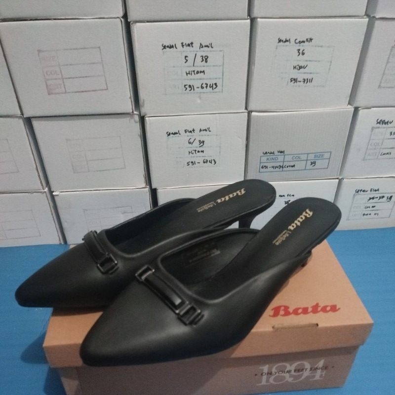 sendal heels 3cm Bata original 691-6864