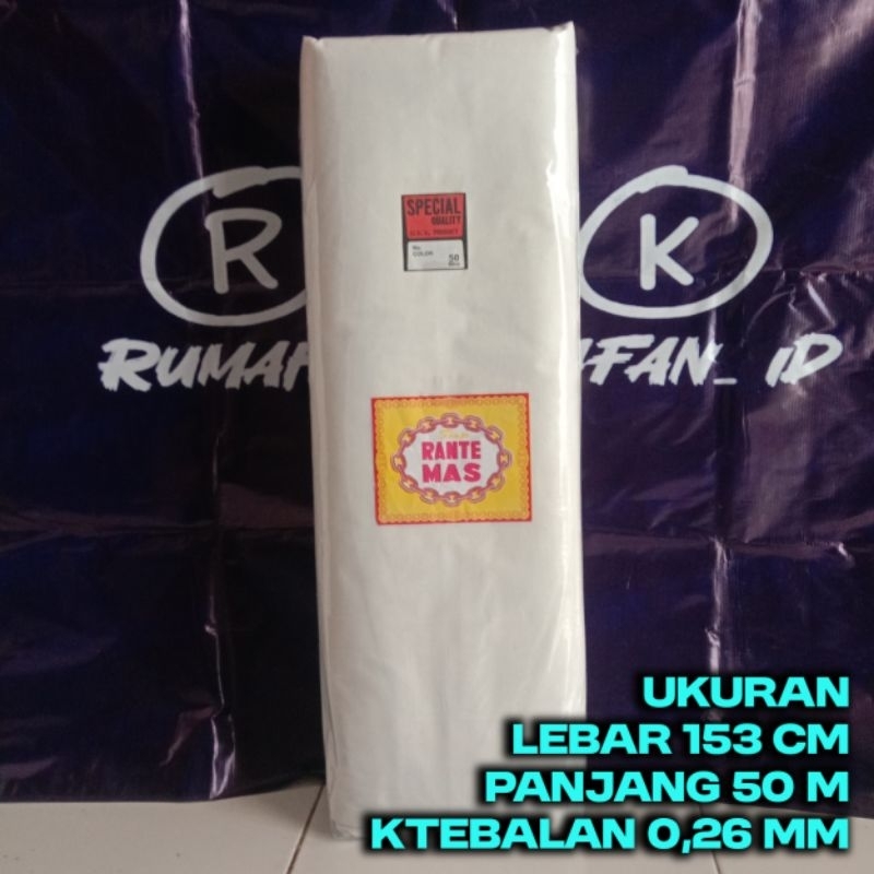 Kain Kafan Mori 1 Roll lebar 153 panjang 50 meter