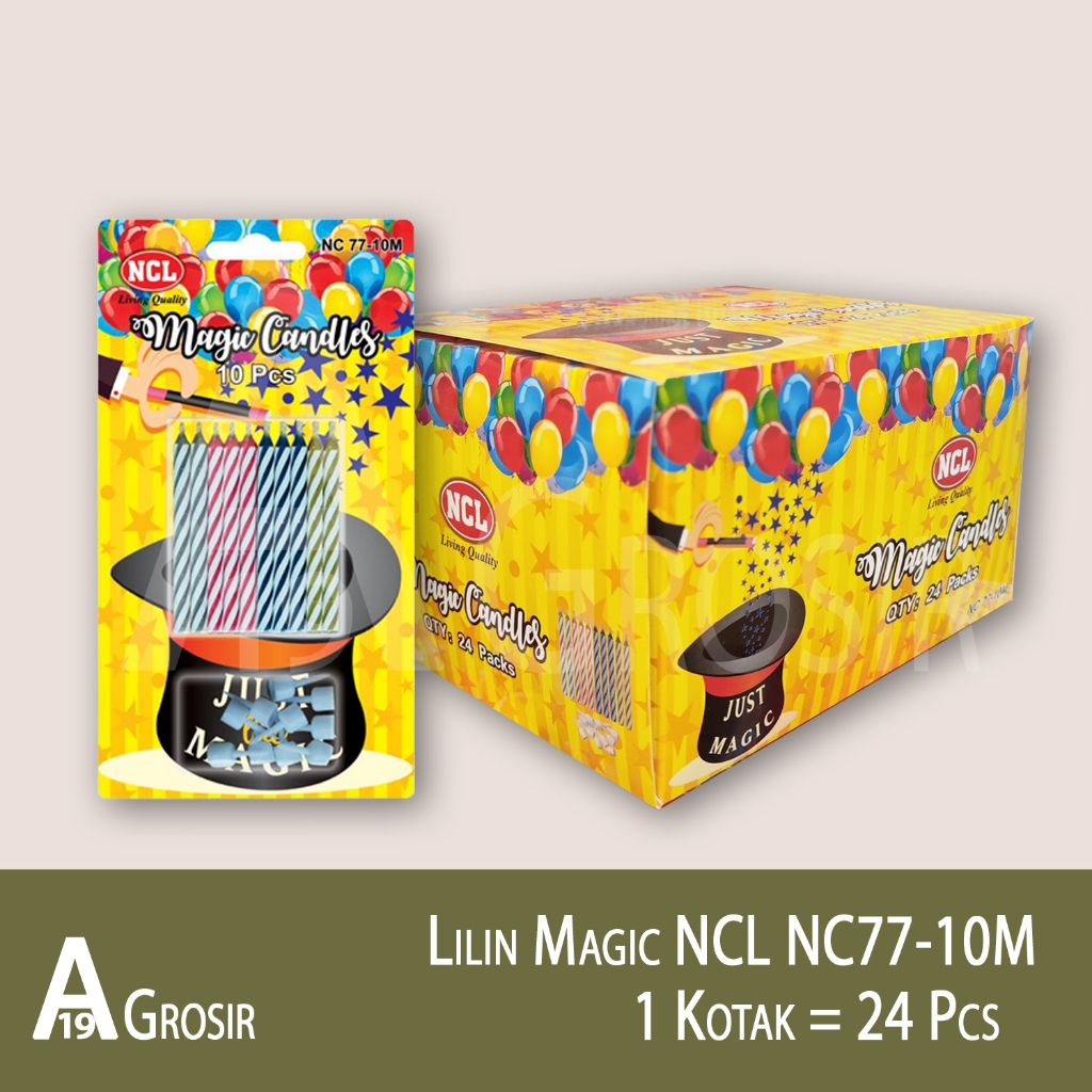 (1BOX=24PCS) Lilin Magic NCL NC77-10M