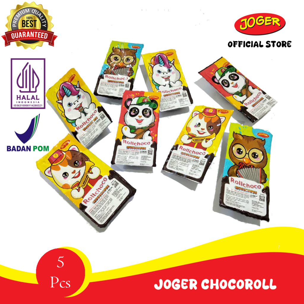 

Joger Chocoroll Cokelat Colek Satuan