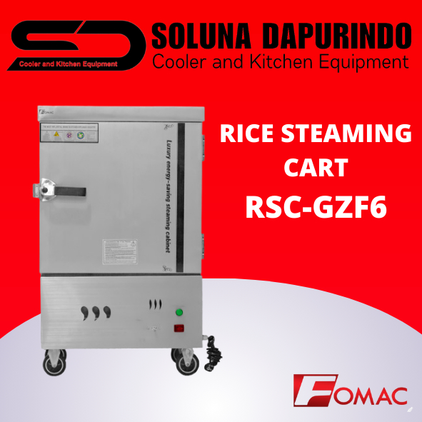 FOMAC RICE STEAMING CART RSC-GZF6 / RSCGZF6 / RSC GZF6