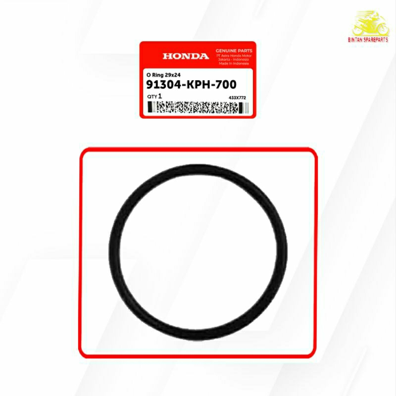 O Ring 29x2.4 91304 KPH 700