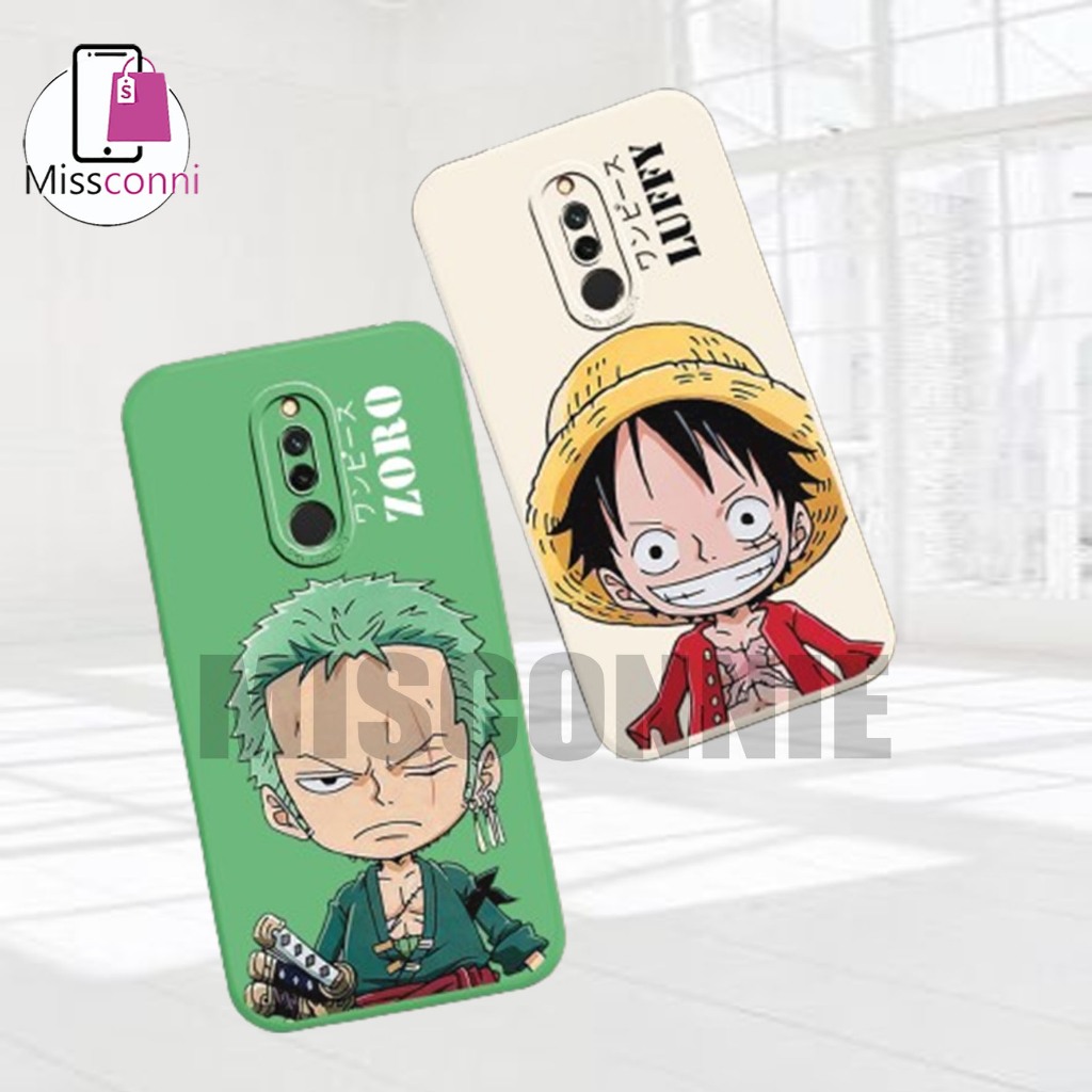 #02MS Softcase Prokamera Macaron Xiaomi Redmi 8 Kartun Luffy Zoro Keren Kekinian - Case Anime - Case