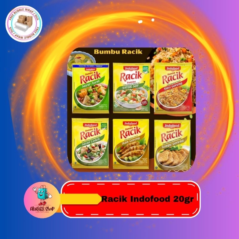 

Alai868 Bumbu Racik Indofood All Varian (Bumbu Masak Instan 20 gr)