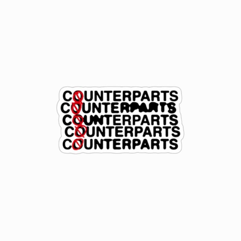 

sticker Counterparts band melodic hardcore metal stiker