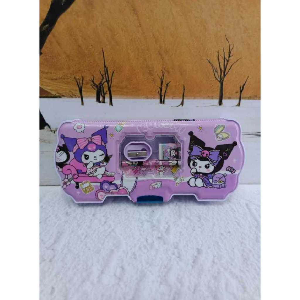 TEMPAT PENSIL MOTIF SANRIO SANRIO MAGNETIC HARD PENCIL BOX CASE