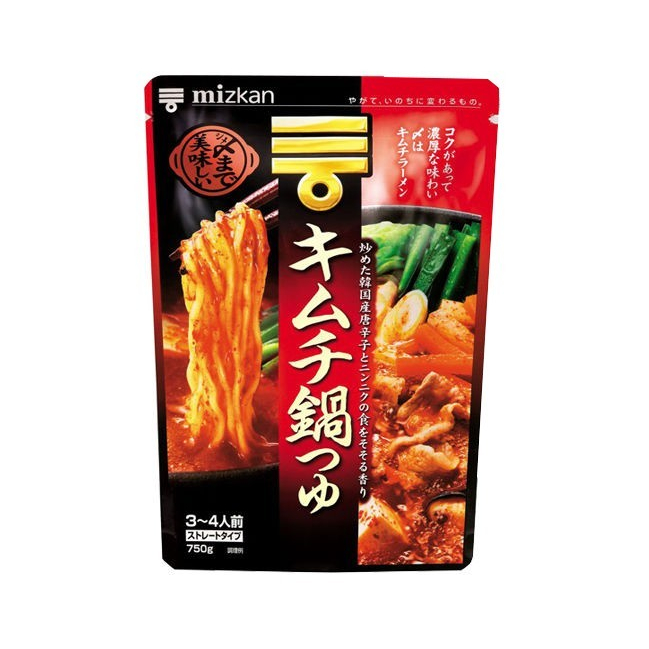 

Mizkan Kimchi Nabe Straight Type / Soup Base for Hot Pot 750 GR