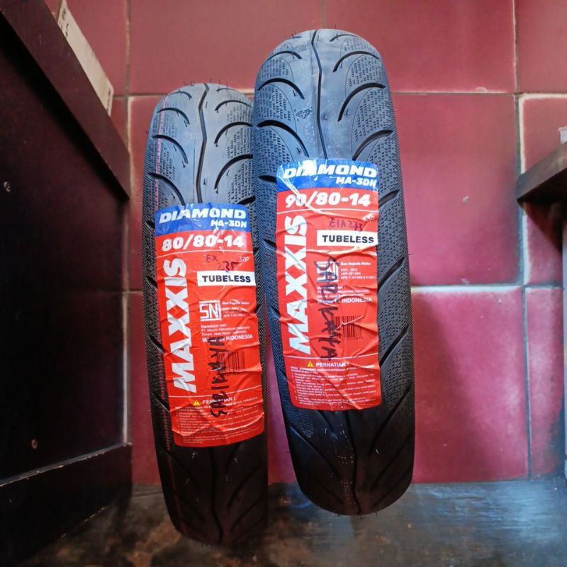 Ban MAXXIS Diamond tubeless 80/80 90/80 100/80 ring 14