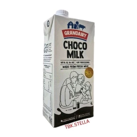 

SUSU UHT COKLAT CHOCO MILK GRANDAIRY 1 LITER