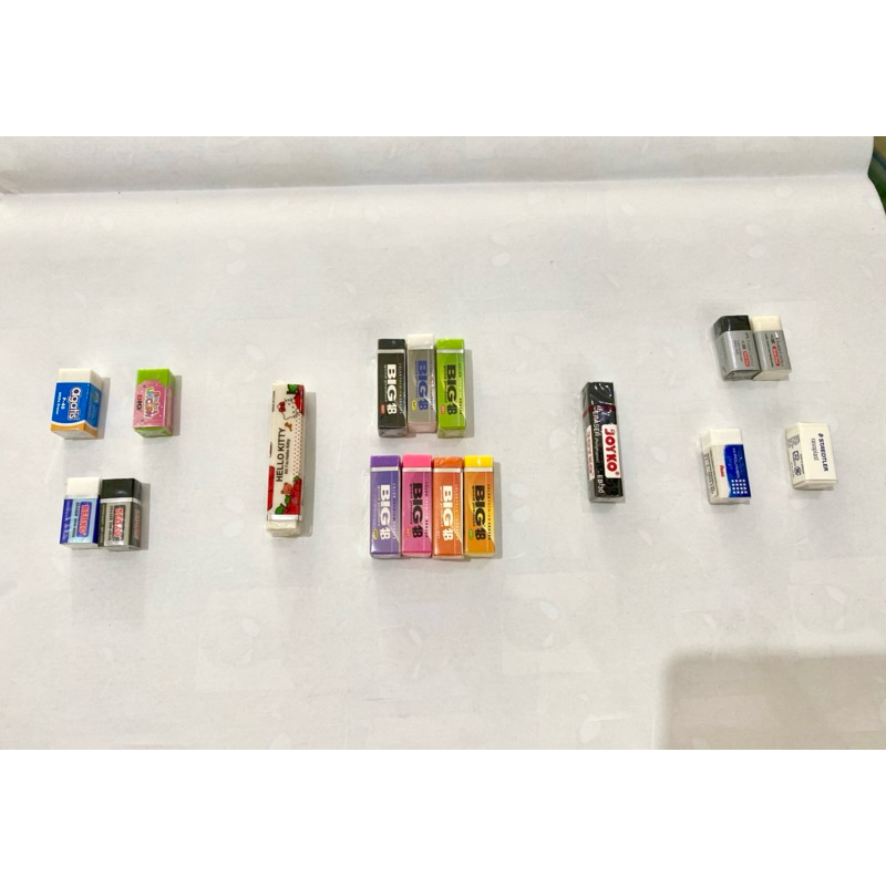 

Eraser / Penghapus /Classic Elegan Ukuran Kecil n Sedang