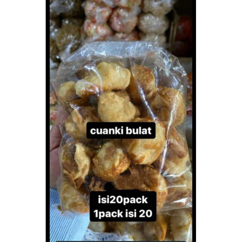 

Cuanki Tahu Bulat Toping seblak (isi 20 Pack)