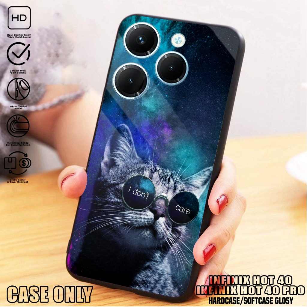 Case  INFINIX HOT 40 / INFINIX HOT 40 PRO  - Casing INFINIX HOT 40 / INFINIX HOT 40 PRO [ MEONG ] Si