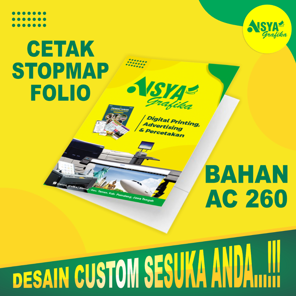 STOPMAP F4 | Stopmap folio | map instansi, sekolah, organisasi, PPDB | STOPMAP CUSTOM