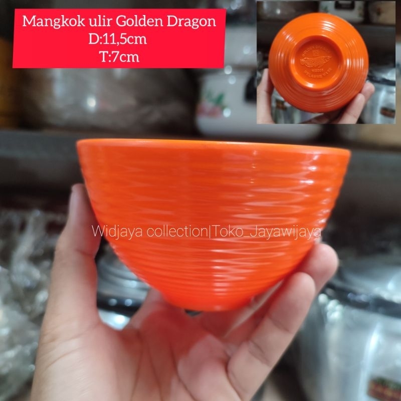 Mangkok Melamin Golden dragon/Mangkuk Sambal melamin