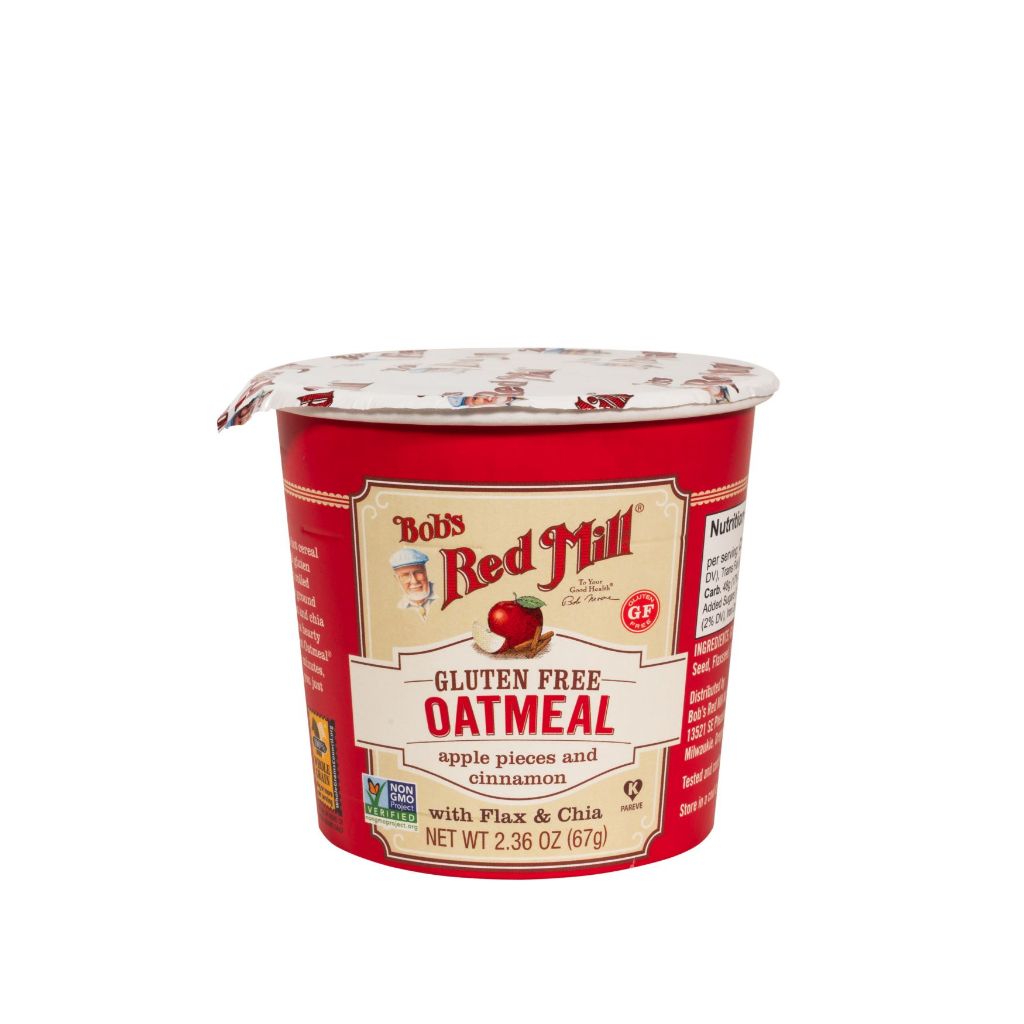 

Bob’s Red Mill Gluten Free Oatmeal Apple Cinnamon Cup 67 gr