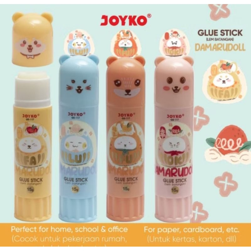 

LEM STIK/GLUE STICK JOYKO 15GRAM GS-117 DAMARUDOLL