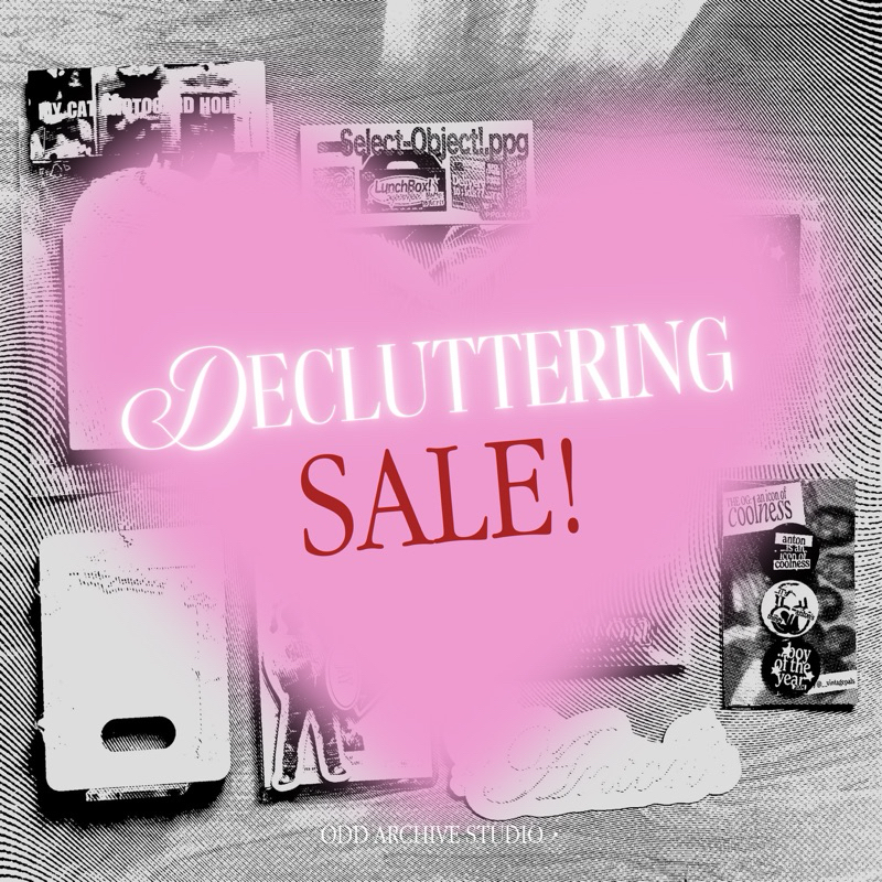 decluttering sale | odd archive studio ⋆