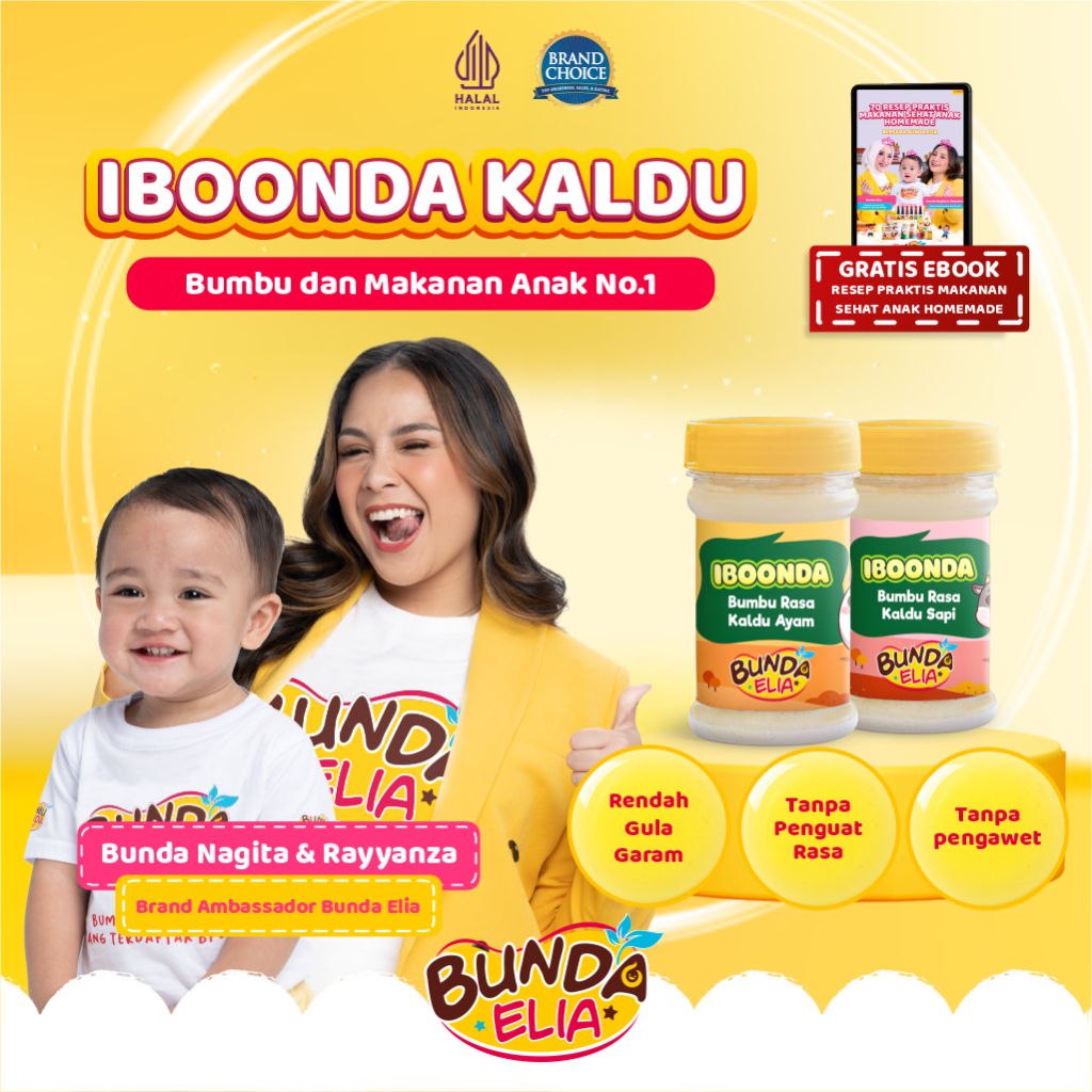 

IBOONDA By Bumbu Bunda Elia Kaldu Keluarga dan Anak Tanpa Penguat Rasa Tanpa Pengawet Rendah Gula Garam