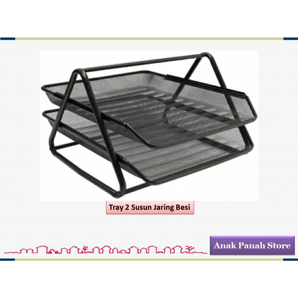 

Letter Tray / Bak Surat Jaring Besi