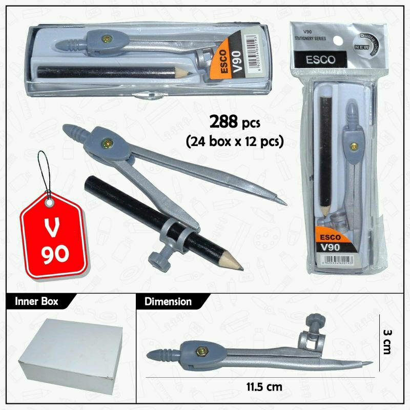 

Math set jangka ESCO V-90