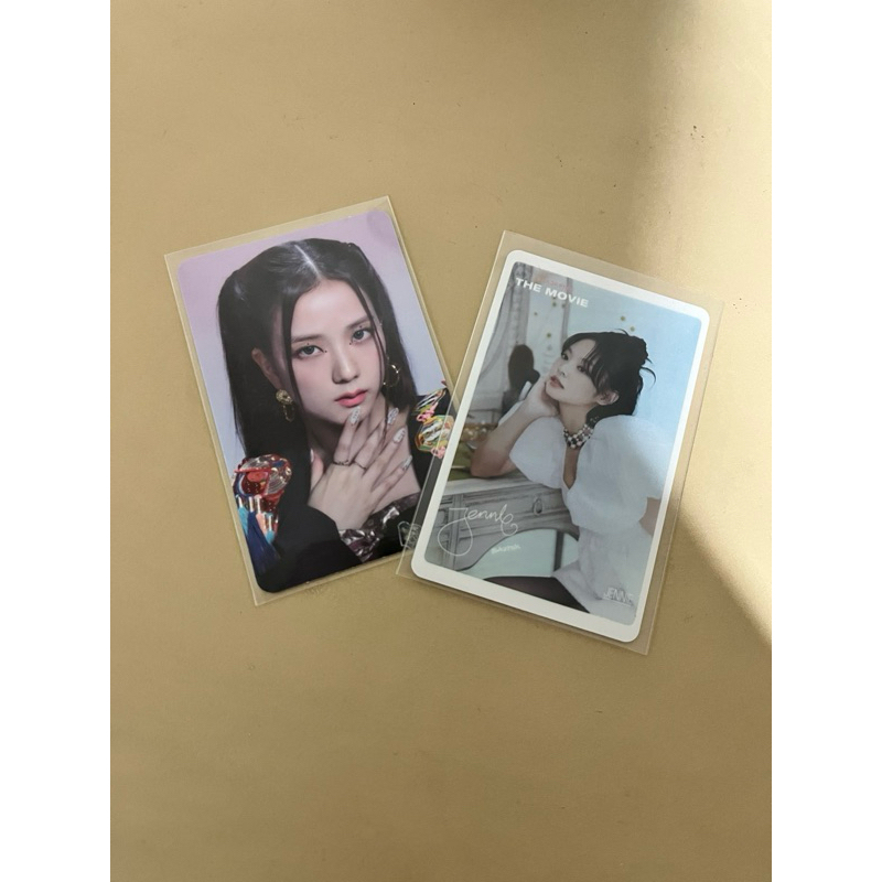 Booked photocard jisoo hanbok dan jennie the show