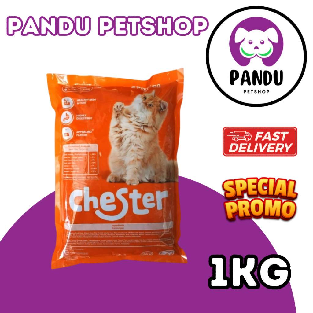 CHESTER makanan kucing 800gr CHESTER CAT FOOD