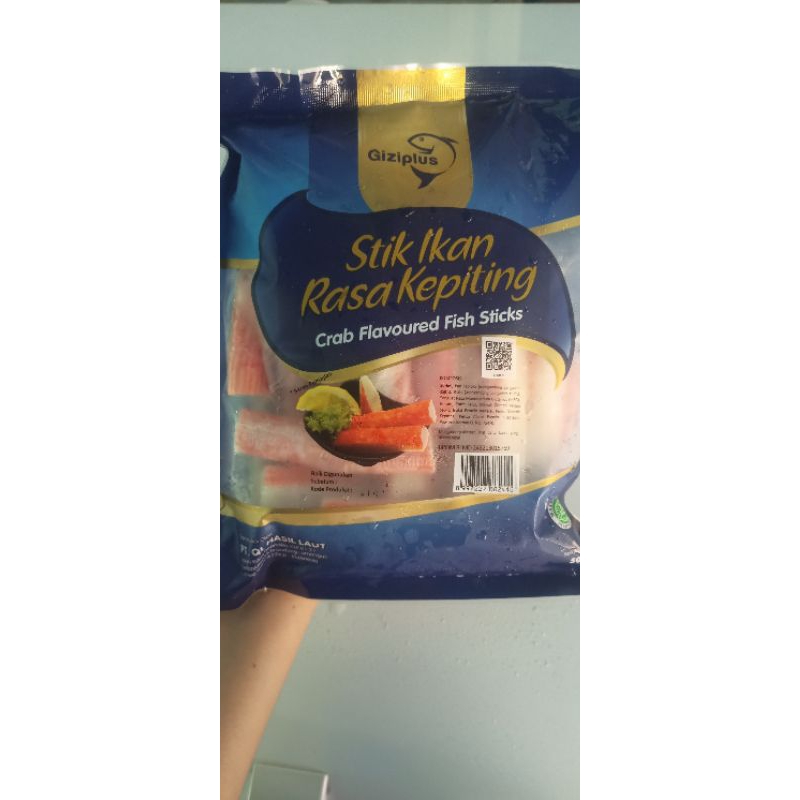 

Gizi plus stik ikan rasa kepiting 500gr