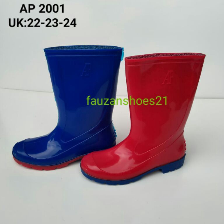 KODE T12J Sepatu Boots Karet Anak LakilakiPerempuan Junior AP Boots 21