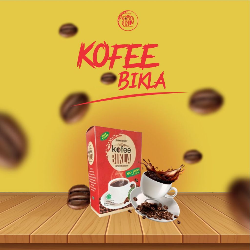 

Bikla Jantan Kopi Kesehatan vitalitas Pria 1 box 200gr 100% original