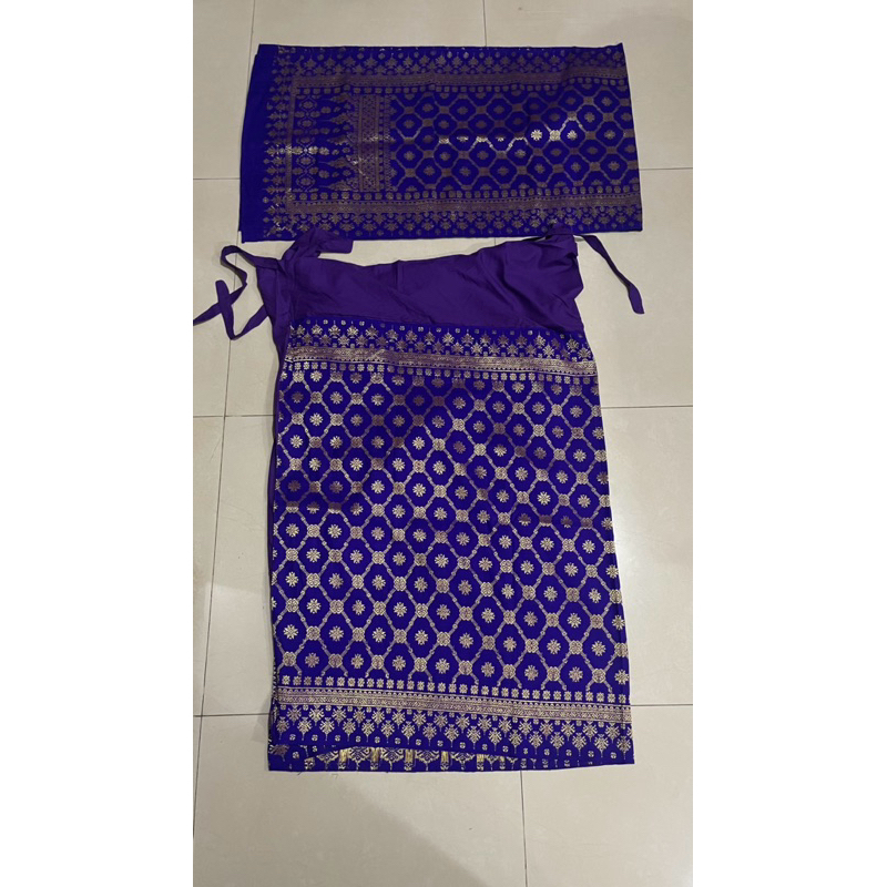 Preloved - Songket Palembang Ungu