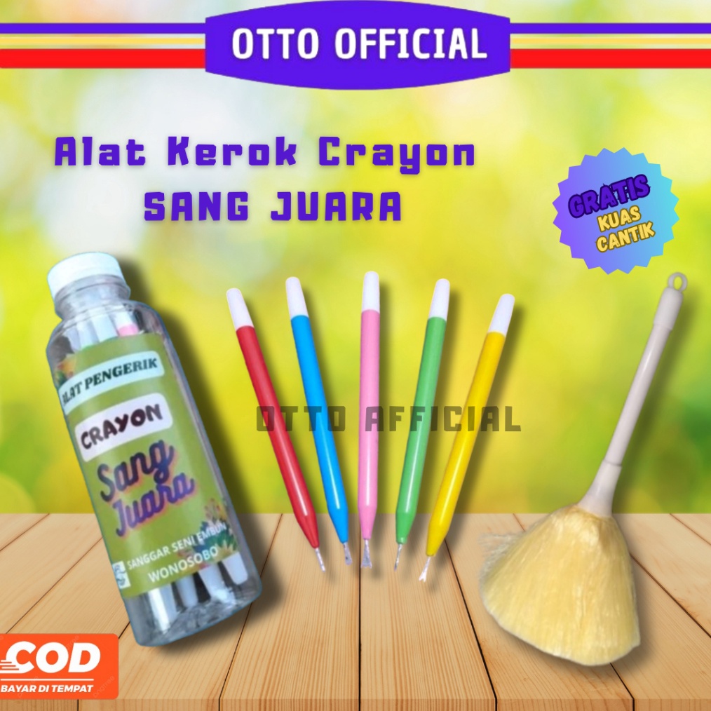 

KODE G17L alat kerok crayon gores mewarnai alat kerik crayon sang juara baru