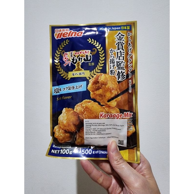 

NISSHIN WELNA Karaage Mix 100gr | Tepung Bumbu Karage Original Jepang