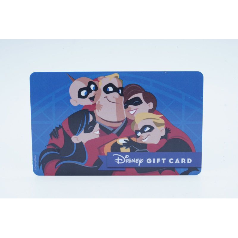 The Incredibles Disneyland Disney Gift Card Collection Kartu Koleksi