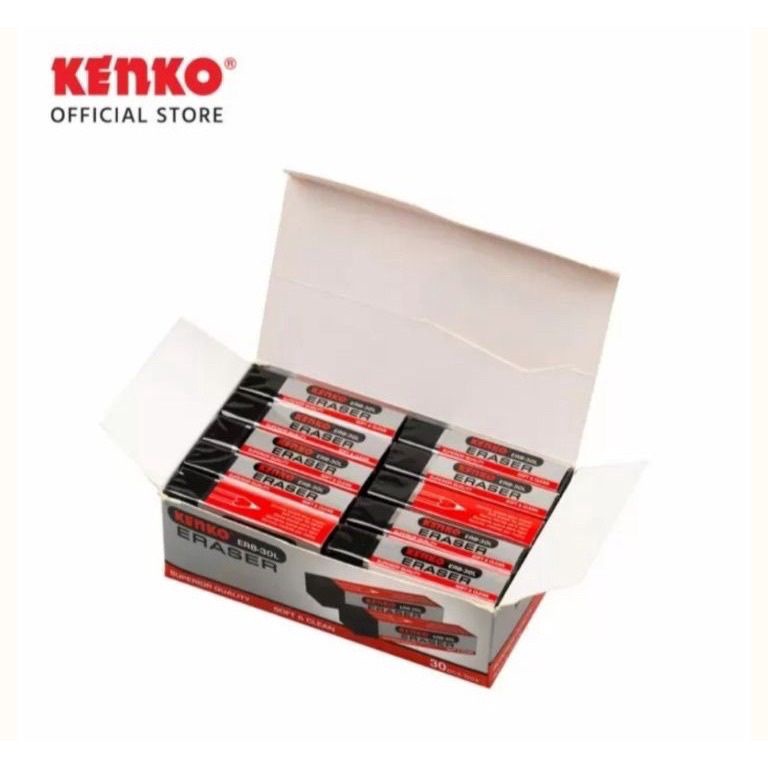 

Eraser Penghapus Tanggung Kenko ER 3L Hitam 1pak y A6H6