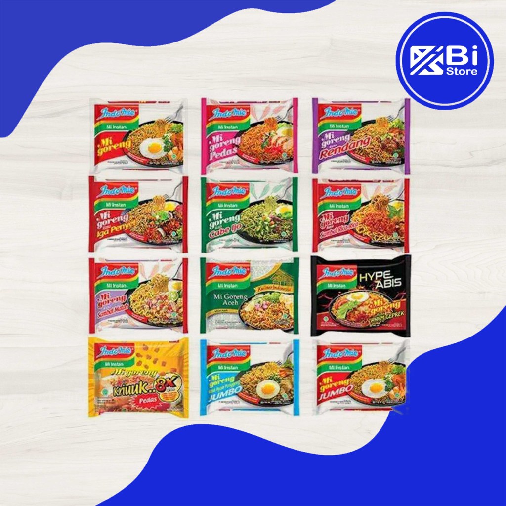 

Mi Instan Indomie All Varian