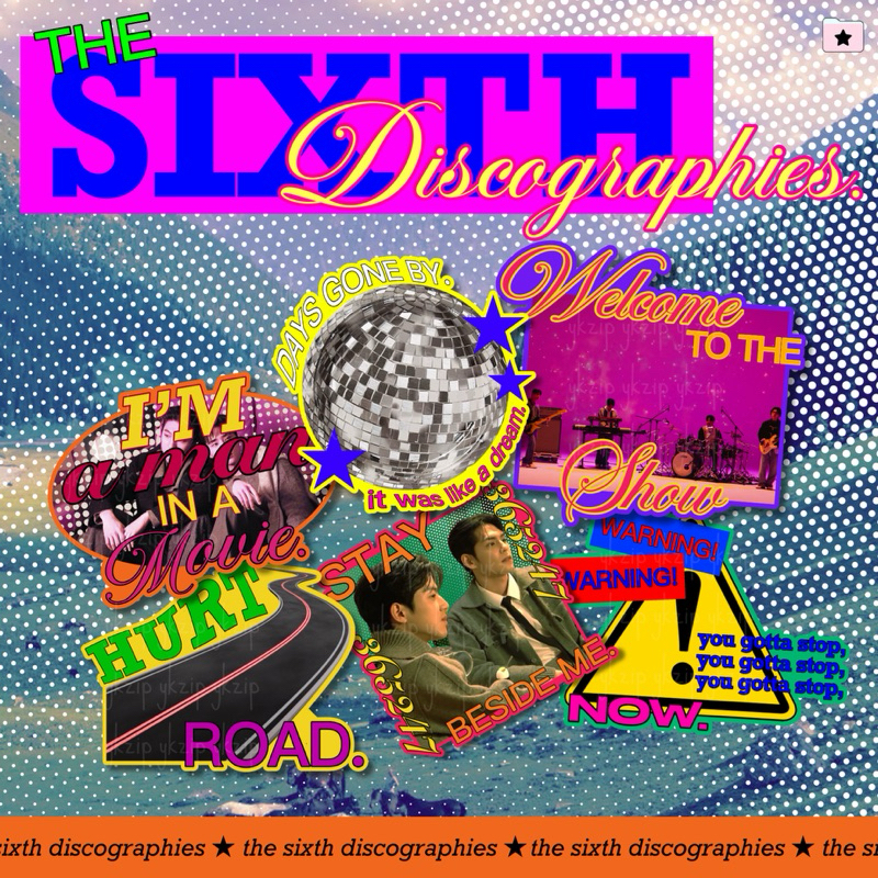 

day6 the sixth discographies sticker