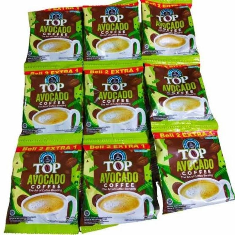 

TOP KOPI AVOCADO COFFEE NETTO 15 PCS X 20 GR