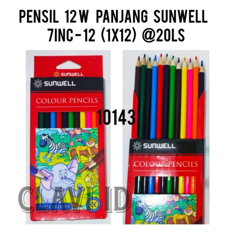 

10143/PENSIL 12 WARNA PANJANG/PENSIL WARNA MEWARNAI ANAK ANAK