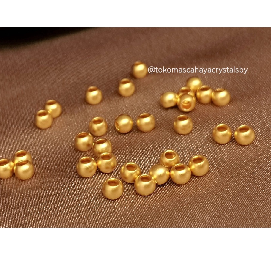 KODE I17S Charm Emas Bola Doff  Polos Emas Asli 24k HK Hongkong 999  16k 7  8k 375