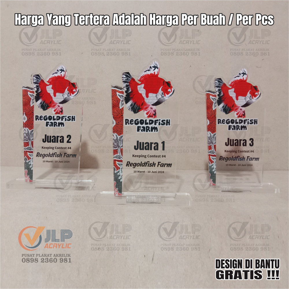 PIALA IKAN MAS, TROPI IKAN MAS, TROPY IKAN MAS, TROPHY IKAN MAS, TROPHI IKAN MAS, THROPHY IKAN MAS, 