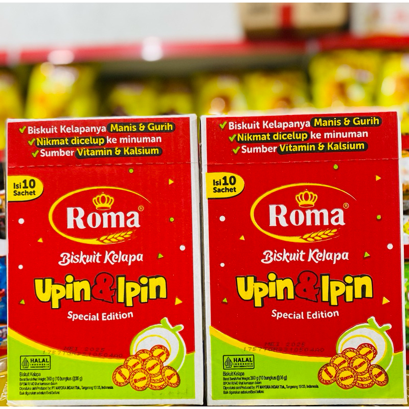 

ROMA BISKUIT KELAPA UPIN & IPIN EDITION 360gr