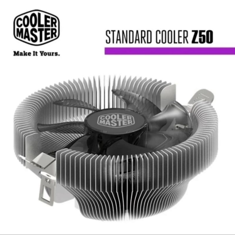 FAN PC Prosesor CPU procie Cooler Master Z50 LGA intel 1156 / 1155 / 775 & AMD AM4/AM3+